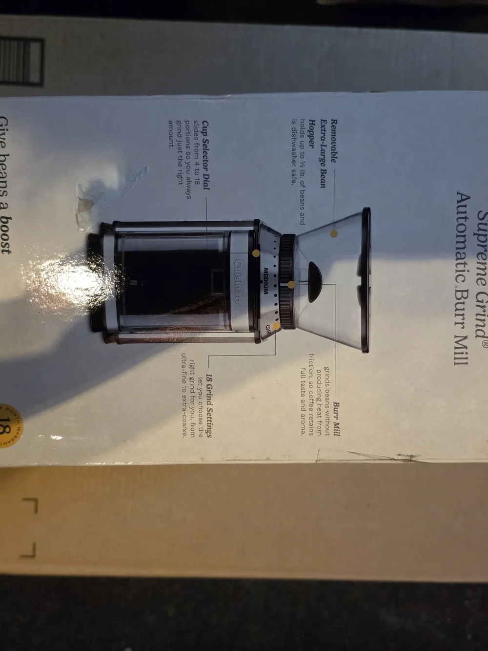 Cuisinart automatic burr